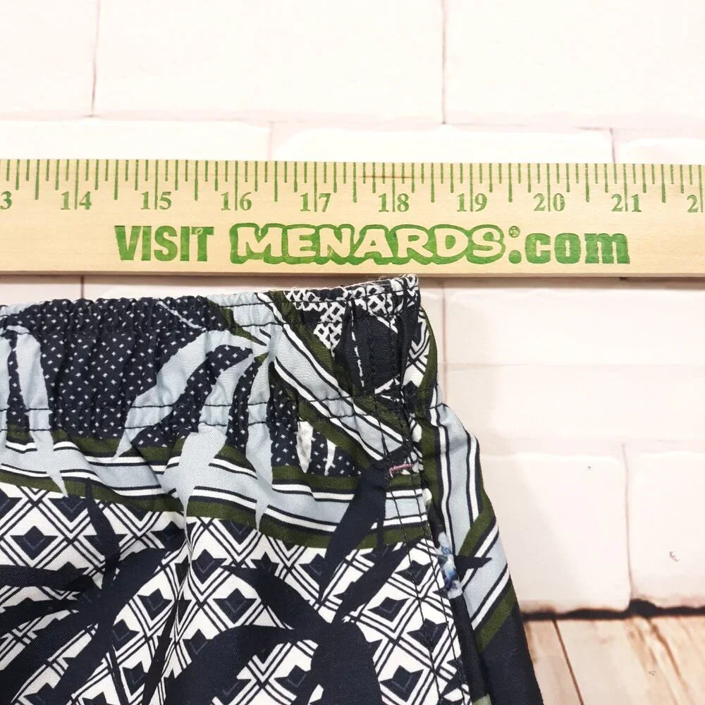 Ted Baker Swim Trunks Mens Size 7 Beach Surf Elastic Waist Lined Lobster‎ Navy